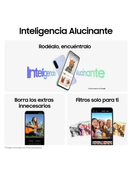 Samsung Galaxy A36 5G 6GB 128GB Blanco y protector pantalla