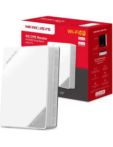 Mercusys MB520-5G (V1) router 5G Nano SIM Wi-Fi 6 2.5GbE