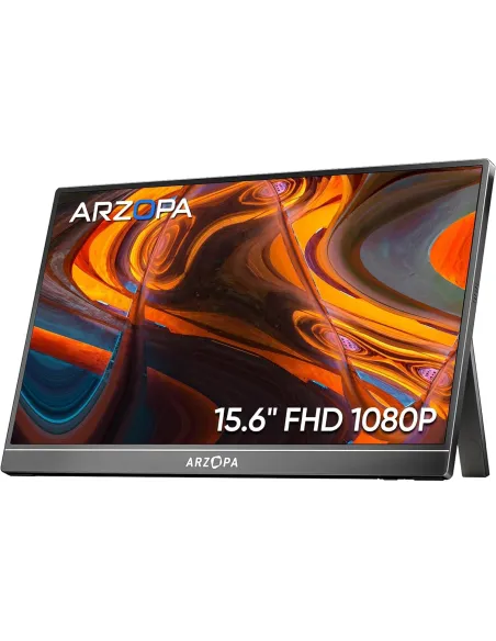 Arzopa A1 Monitor Portátil Ligero para Viajes de 15,6" Full HD IPS USB-C Gris