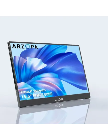 Arzopa A1T monitor portátil táctil 15,6" FHD IPS gris