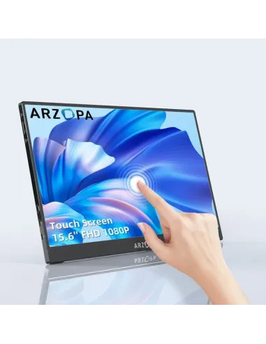 Arzopa A1T monitor portátil táctil 15,6" FHD IPS gris