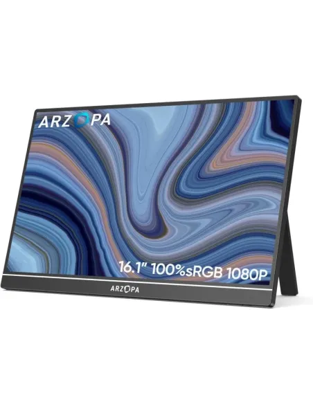 Arzopa Z1C Monitor Portátil de 16.1" LED IPS FullHD FreeSync USB-C