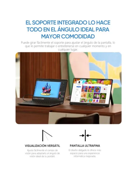 Arzopa Z1C monitor portátil 16,1" FHD 100% sRGB negro