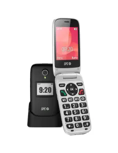 SPC Polaris Negro 4G para Mayores Compatible con app gestión remota SPC Care 1400mAh-NTETMM0094