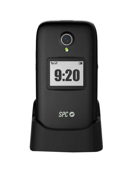 SPC Polaris Negro 4G móvil tapa SOS GPS SPC Care base USB-C