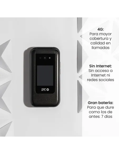 SPC Wild Star Negro teléfono básico 4G sin internet