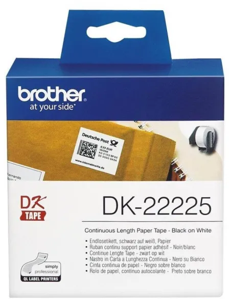 Brother DK-22225 Cinta Papel 38mm Blanco