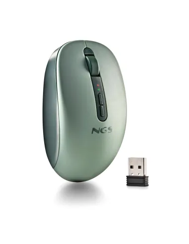 NGS FOG DUAL GREEN ratón 2,4GHz Bluetooth 5.2 dual
