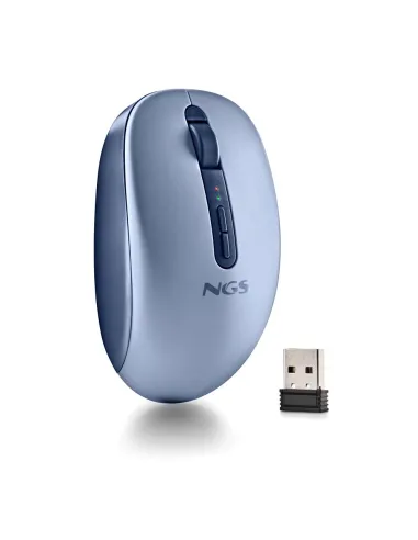 NGS Fog Dual Blue ratón 2,4GHz Bluetooth 5.2 dual