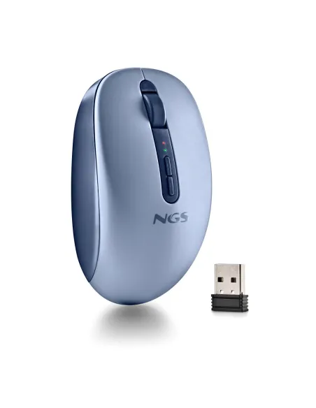 NGS Fog Dual Blue ratón 2,4GHz Bluetooth 5.2 dual
