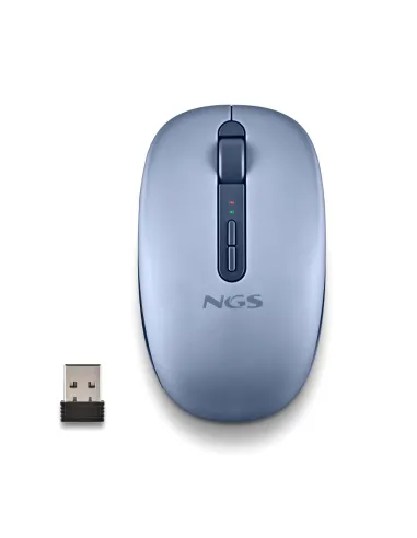 NGS Fog Dual Blue Ratón Inalámbrico Bluetooth 5.2 Y 2.4 GHz