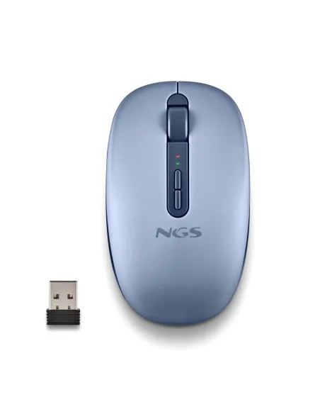 NGS Fog Dual Blue Ratón Inalámbrico Bluetooth 5.2 Y 2.4 GHz