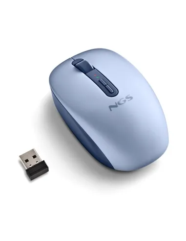 NGS Fog Dual Blue ratón 2,4GHz Bluetooth 5.2 dual