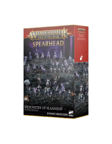 Punta de lanza Juerguistas Epicúreos Spearhead Epicurean Revellers Hedonitas de Slaanesh Warhammer Age of Sigmar