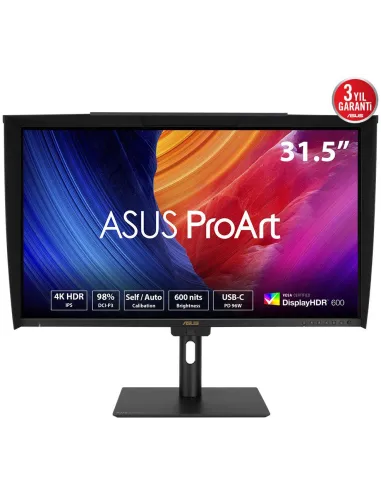 ASUS ProArt PA32UCE 31.5" 4K UHD 60Hz IPS HDR600 Altura Ajustable USB-C KVM