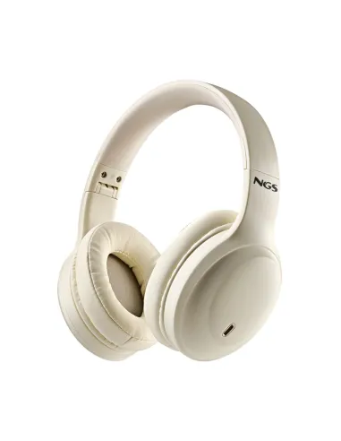 NGS Artica Glacier Beige auriculares BT 75 h over-ear