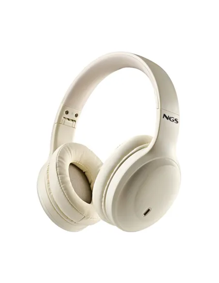 NGS Artica Glacier Beige auriculares BT 75 h over-ear