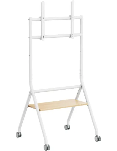 Ewent EW1582 Soporte de Suelo Móvil para Televisores y Pantallas Grandes (37" a 86") con capacidad para hasta 80 kg
