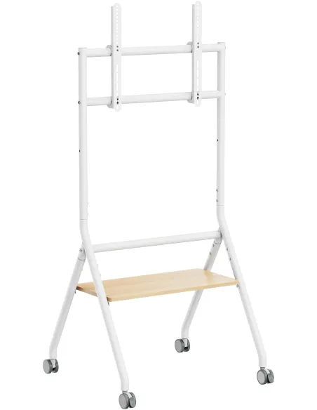 Ewent EW1582 Soporte de Suelo Móvil para Televisores y Pantallas Grandes (37" a 86") con capacidad para hasta 80 kg