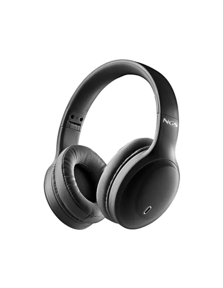 NGS Artica Glacier Black auriculares BT 75 h over-ear