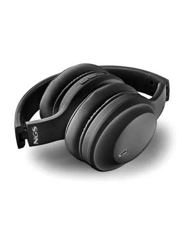 NGS Artica Glacier Black auriculares BT 75 h over-ear
