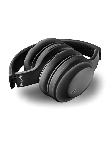NGS Artica Glacier Black auriculares BT 75 h over-ear