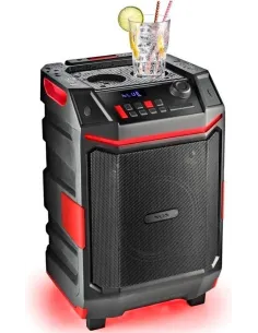 NGS Wild Bash Compact Altavoz Premium 200W Bluetooth 5.4 Iluminación LED y IPX6-MAUAPO0625