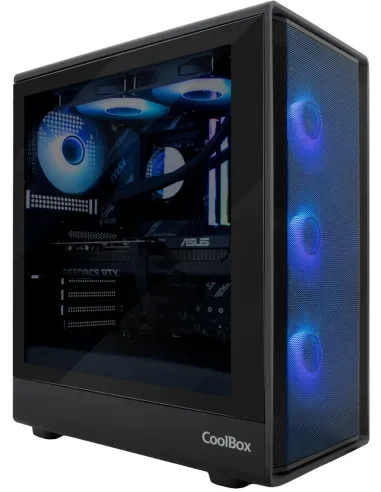 CoolBox GA700 DarkSide: caja PC ATX USB-C tintada