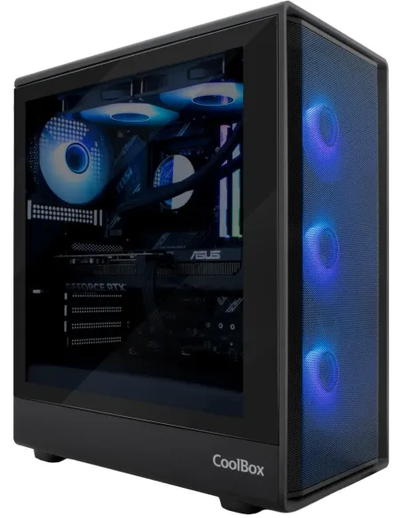 CoolBox GA700 DarkSide: caja PC ATX USB-C tintada
