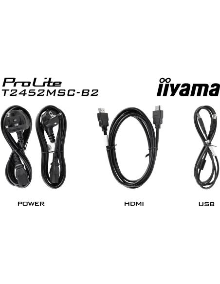iiyama ProLite T2452MSC-B2 monitor táctil de 24 FHD IPS