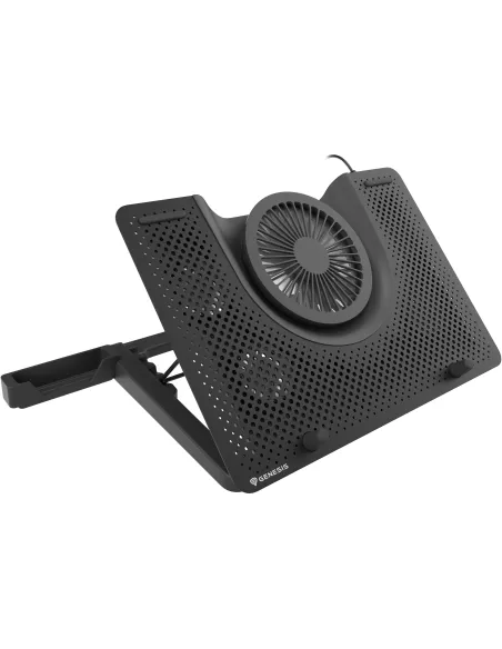 Genesis Oxid 550 negro base refrigeradora 17,3 USB 5 fans