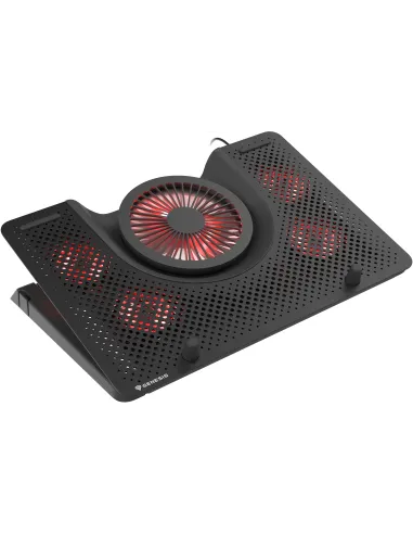 Genesis Oxid 550 negro base refrigeradora 17,3 USB 5 fans