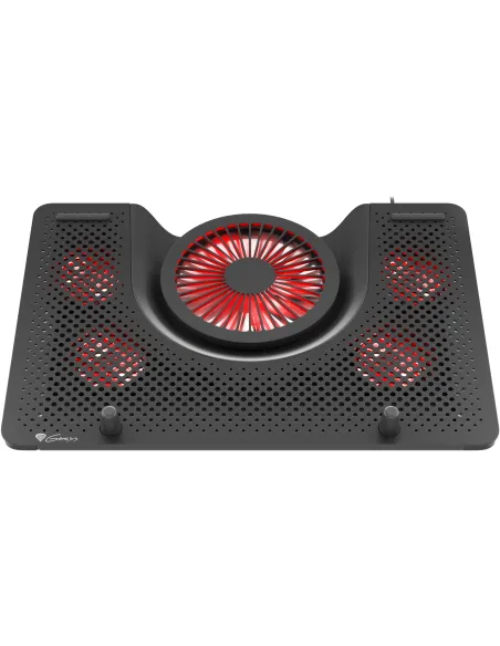 Genesis Oxid 550 negro base refrigeradora 17,3 USB 5 fans