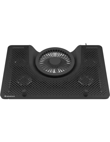 Genesis Oxid 550 negro base refrigeradora 17,3 USB 5 fans