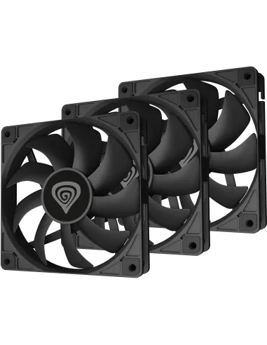 GENESIS Oxal Pack 3x 120mm Negro ARGB Ventiladores airflow