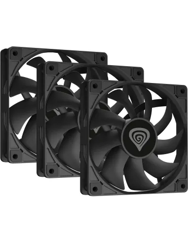 GENESIS Oxal Pack 3x 120mm Negro ARGB Cojinete de Casquillo