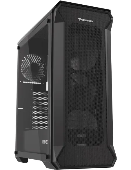 Genesis Irid 505 V2 Negro Midi Tower con Cristal Templado USB 3.0