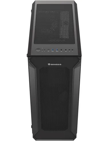 Genesis Irid 505 V2 Negro torre ATX con malla GPU 380 mm PC
