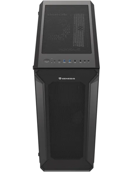 Genesis Irid 505 V2 Negro torre ATX con malla GPU 380 mm PC