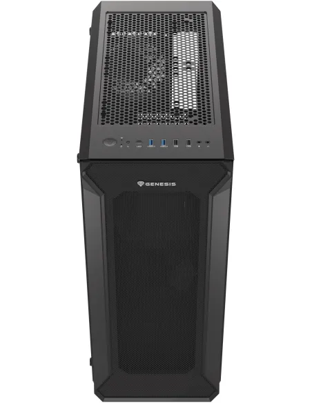 Genesis Irid 505 V2 Negro torre ATX con malla GPU 380 mm PC