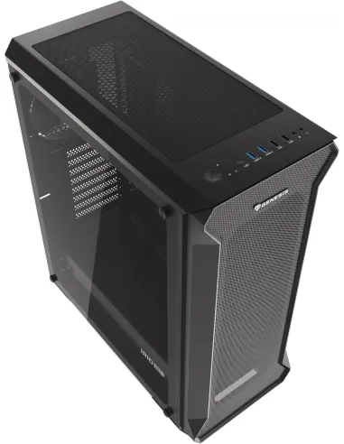 Genesis Irid 505 V2 Negro torre ATX con malla GPU 380 mm PC