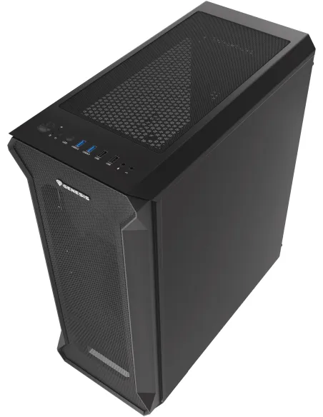 Genesis Irid 505 V2 Negro torre ATX con malla GPU 380 mm PC
