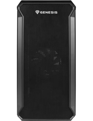 Torre GENESIS Irid 503 V2 Negra micro ATX malla y cristal