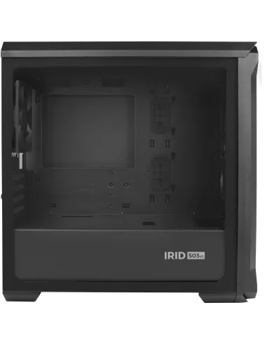 Torre GENESIS Irid 503 V2 Negra micro ATX malla y cristal