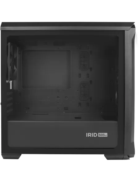 Torre GENESIS Irid 503 V2 Negra micro ATX malla y cristal