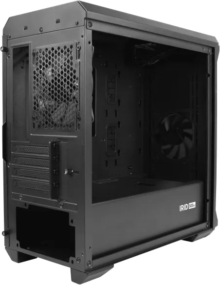 Torre GENESIS Irid 503 V2 Negra micro ATX malla y cristal