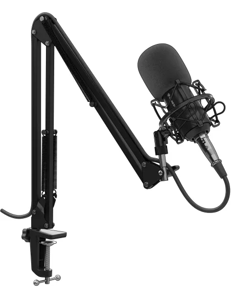 Genesis Radium 300 XLR Negro micro cardioide con brazo XLR
