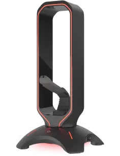 GENESIS Vanad 500 Soporte para Auriculares y Cable de Ratón con Hub USB-1409807