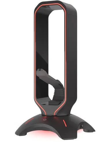GENESIS Vanad 500 Soporte para Auriculares y Cable de Ratón con Hub USB
