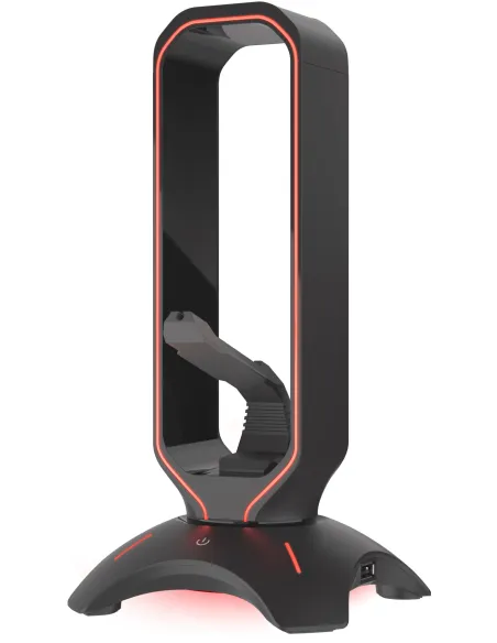 GENESIS Vanad 500 Soporte para Auriculares y Cable de Ratón con Hub USB